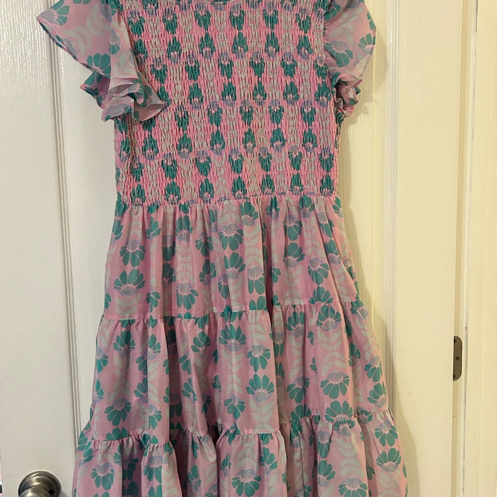 NWOT j. Marie Pastel Floral Dress